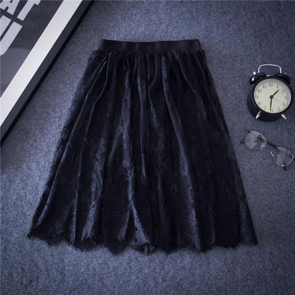 skirts summer elegant women lace casual mesh tulle skirt hollow out short pencil black white 2021
skirts summer elegant women lace casual mesh tulle skirt hollow out short pencil black white 2021