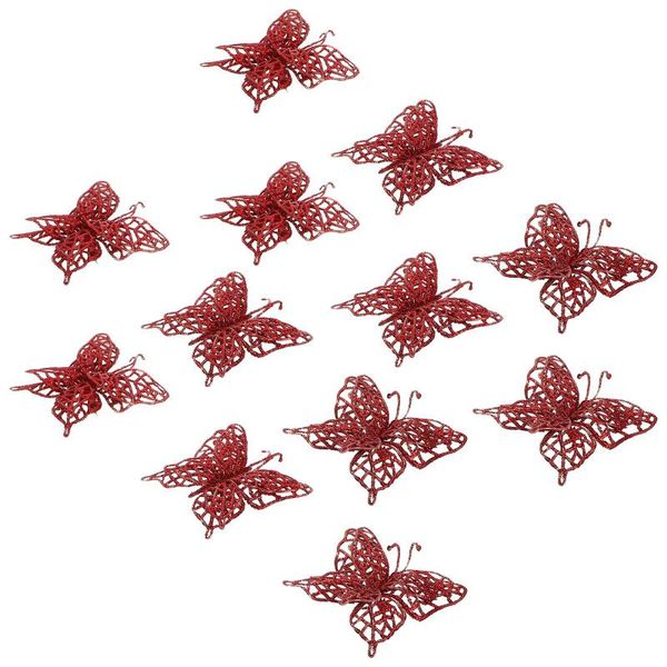 christmas decorations 12pcs gold powder hollow butterflies decorative pendants for xmas tree 
christmas decorations 12pcs gold powder hollow butterflies decorative pendants for xmas tree