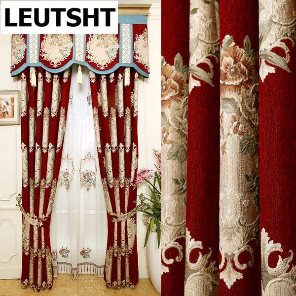 big red european and american style luxury jacquard embossed blackout curtains for living room window curtain bedroom & drapes
big red european and american style luxury jacquard embossed blackout curtains for living room window curtain bedroom & drapes