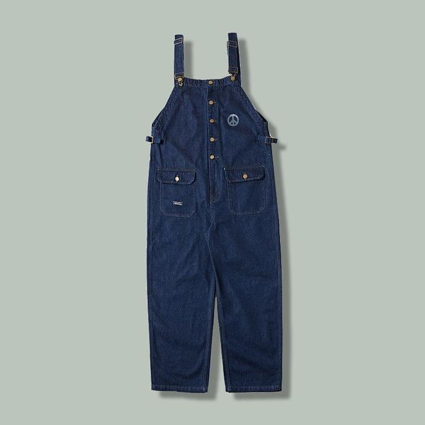 men's jeans hip hop siamese cargo pants harajuku streetwear loose bibshort trousers autumn cotton thicken joggers sports, Blue
men's jeans hip hop siamese cargo pants harajuku streetwear loose bibshort trousers autumn cotton thicken joggers sports, Blue