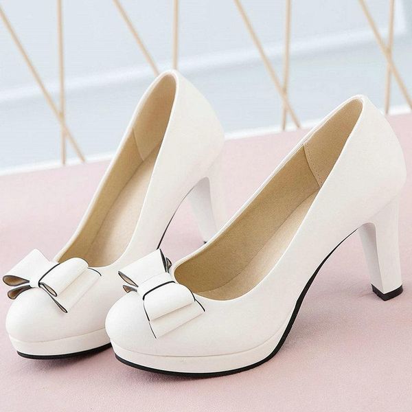 dress shoes 2021 women pumps sweet bow knot sqaure high heels summer slip on party ladies white beige pink size 34-43, Black
dress shoes 2021 women pumps sweet bow knot sqaure high heels summer slip on party ladies white beige pink size 34-43, Black