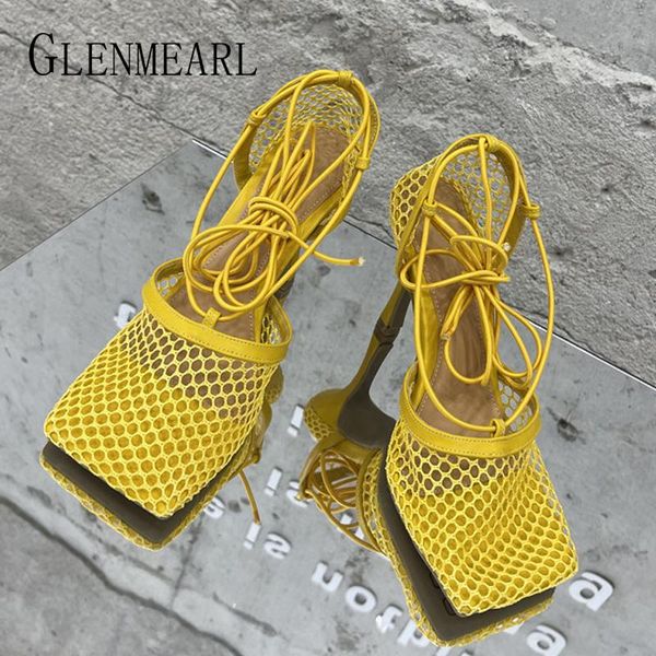 sandals women female square toe mesh pumps high heel lace up cross-tied stiletto hollow dress party yellow shoes large, Black
sandals women female square toe mesh pumps high heel lace up cross-tied stiletto hollow dress party yellow shoes large, Black