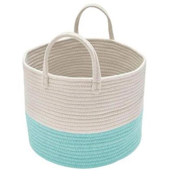 laundry bags storage baskets cotton rope basket woven baby sofa throws pillows towels toys or nursery organizer la 
laundry bags storage baskets cotton rope basket woven baby sofa throws pillows towels toys or nursery organizer la