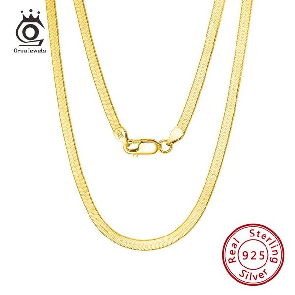 chains orsa jewels 925 sterling silver 3mm gold flexible flat chain herringbone snake necklace for women neck jewelry sc35
chains orsa jewels 925 sterling silver 3mm gold flexible flat chain herringbone snake necklace for women neck jewelry sc35