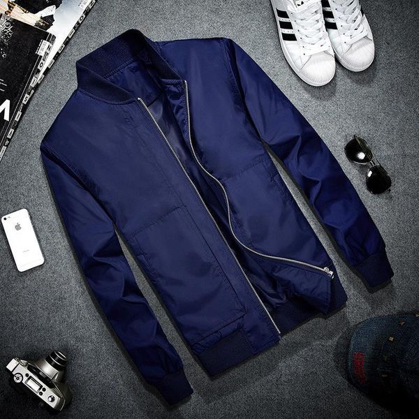 men's jackets 2021 brand mens bomber jacket thin men baseball coat solid color casual overcoat for male clothing, Black;brown
men's jackets 2021 brand mens bomber jacket thin men baseball coat solid color casual overcoat for male clothing, Black;brown