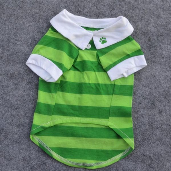 dog apparel fasion pet summer shirt clothes cotton striped puppy t-shirt cat suplies
dog apparel fasion pet summer shirt clothes cotton striped puppy t-shirt cat suplies