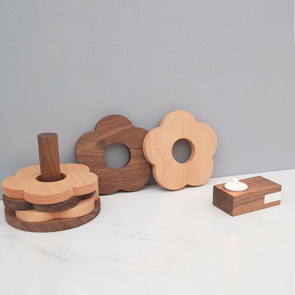 mats & pads european-style japanese-style solid wood potholder placemat black walnut and beech heat-resistant decorative ornaments
mats & pads european-style japanese-style solid wood potholder placemat black walnut and beech heat-resistant decorative ornaments