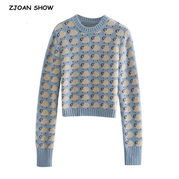 women's sweaters harajuku retro animal sheep women knitted sweater crew collar long sleeve pullover warm knitwear sweet christmas, White;black
women's sweaters harajuku retro animal sheep women knitted sweater crew collar long sleeve pullover warm knitwear sweet christmas, White;black