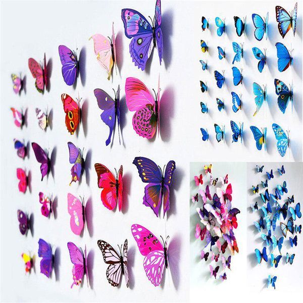 wall stickers 12pcs pvc 3d butterfly decor cute butterflies art decals home decoration room
wall stickers 12pcs pvc 3d butterfly decor cute butterflies art decals home decoration room