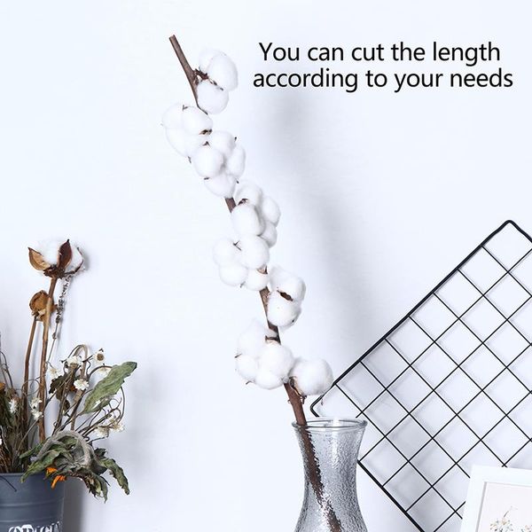 naturally dried cotton flowers artificial plants floral branch for wedding decorative & wreaths
naturally dried cotton flowers artificial plants floral branch for wedding decorative & wreaths
