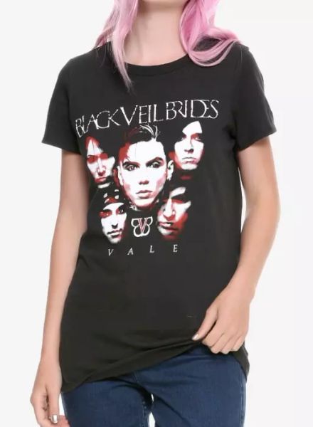 Black Veil Brides VALE FACES Girls Women's Junior Fit T-Shirt NEW Official Merch, White;black
Black Veil Brides VALE FACES Girls Women's Junior Fit T-Shirt NEW Official Merch, White;black