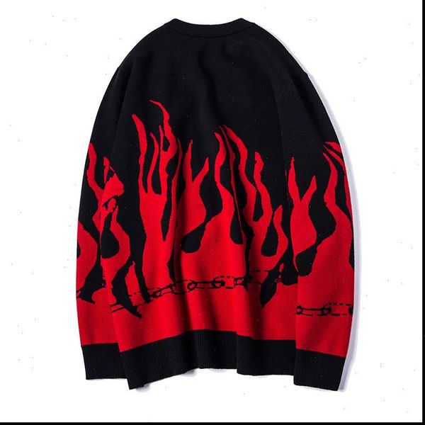 autumn winter womens sweater long sleeve women hip hop flame loose knitted harajuku fashion couple pullover set, White;black
autumn winter womens sweater long sleeve women hip hop flame loose knitted harajuku fashion couple pullover set, White;black