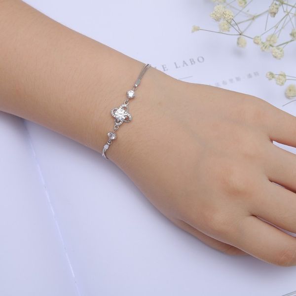 clover platinum bracelet women's korean version simple personality handpiece girl's small gift jewelry bracelet, Black
clover platinum bracelet women's korean version simple personality handpiece girl's small gift jewelry bracelet, Black