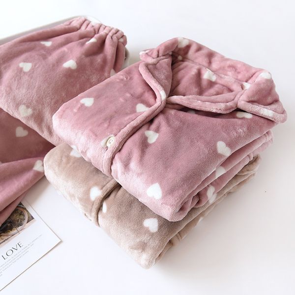 nightie for women 2pcs pajama set 2021 winter new long sleeve thien warm pink/khaki home suit pijama femeninoby air, Black;red
nightie for women 2pcs pajama set 2021 winter new long sleeve thien warm pink/khaki home suit pijama femeninoby air, Black;red