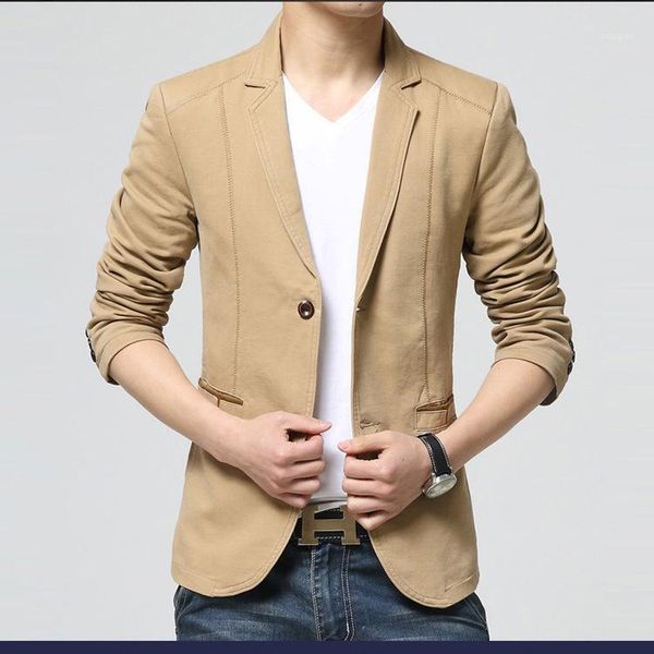 men's autumn suit cotton double buckle casual business slim men blazer suits & blazers, White;black
men's autumn suit cotton double buckle casual business slim men blazer suits & blazers, White;black