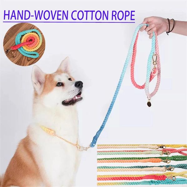 dog collars & leashes leash round cotton dogs lead rope colorful pets 150cm long belt outdoor walking training pet supplies
dog collars & leashes leash round cotton dogs lead rope colorful pets 150cm long belt outdoor walking training pet supplies