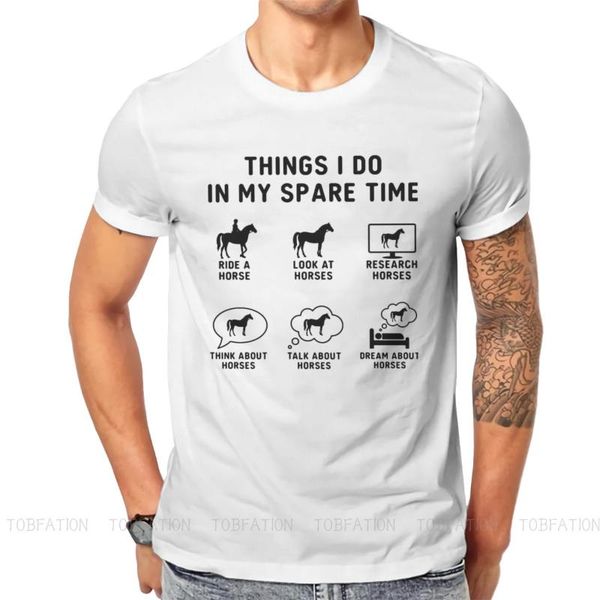 things i do in my spare time tshirt for male horse riding lover sport camisetas fashion t shirt soft print loose men's t-shirts, White;black
things i do in my spare time tshirt for male horse riding lover sport camisetas fashion t shirt soft print loose men's t-shirts, White;black