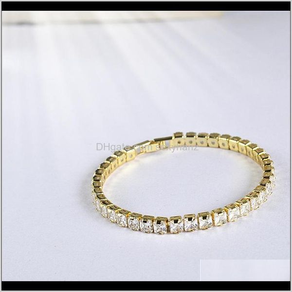 link, bracelets drop delivery 2021 hip hop jewelry mens square cubic zirconia tennis chain 1 row gold color cz bracelet link birthday gift p, Black
link, bracelets drop delivery 2021 hip hop jewelry mens square cubic zirconia tennis chain 1 row gold color cz bracelet link birthday gift p, Black