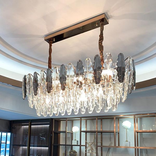 rectangle crystal chandelier lighting for kitchen island smoke gray home decor hanging lamp luxury restaurant light fixtures chandeliers
rectangle crystal chandelier lighting for kitchen island smoke gray home decor hanging lamp luxury restaurant light fixtures chandeliers