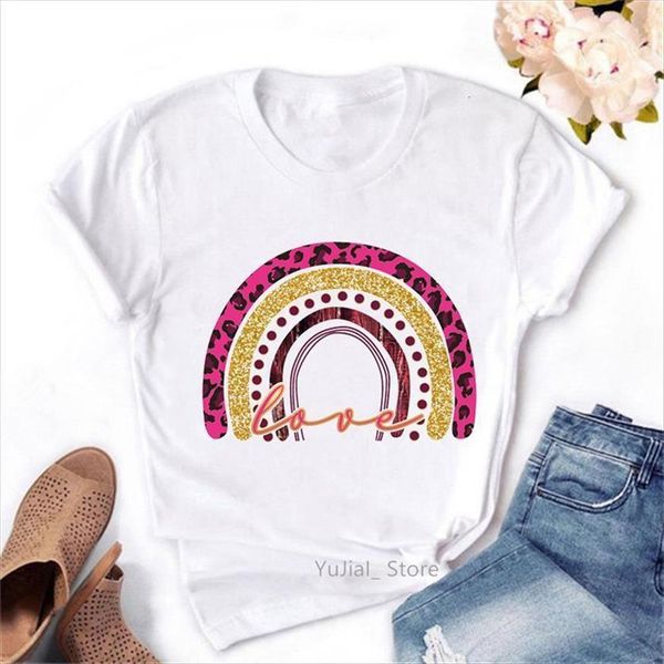 rainbow leopard love print tshirts women aesthetic clothes vogue female summer tee femme streetwear, White
rainbow leopard love print tshirts women aesthetic clothes vogue female summer tee femme streetwear, White