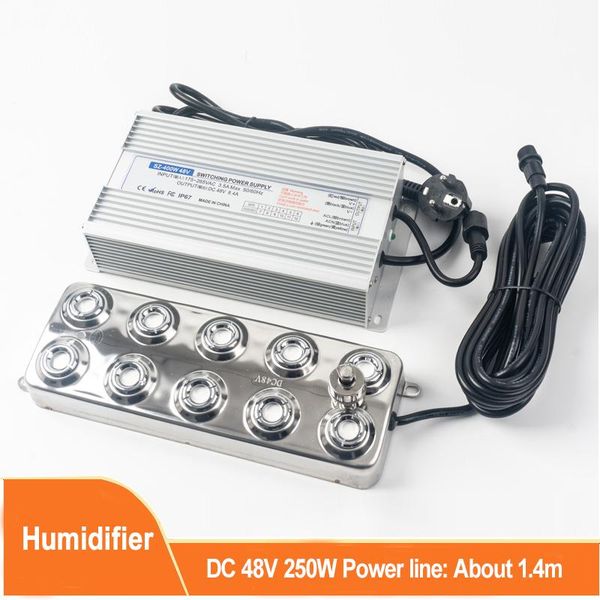 ultrasonic atomizer industrial 10 head humidifier fog machine 5kg/h mist maker fogger for mushroom dc 48v humidifiers
ultrasonic atomizer industrial 10 head humidifier fog machine 5kg/h mist maker fogger for mushroom dc 48v humidifiers
