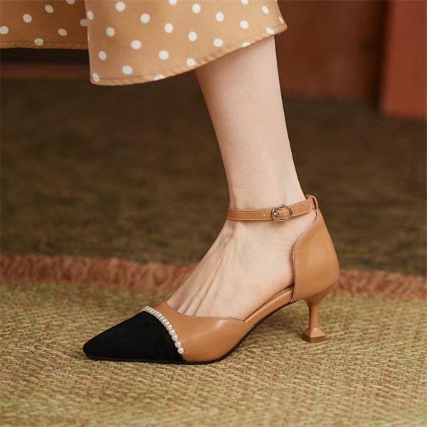 sandals pxelena chic mixed color ankle strap strange med heels women string beads 2021 summer shoes plus size 34-43 office lady, Black
sandals pxelena chic mixed color ankle strap strange med heels women string beads 2021 summer shoes plus size 34-43 office lady, Black