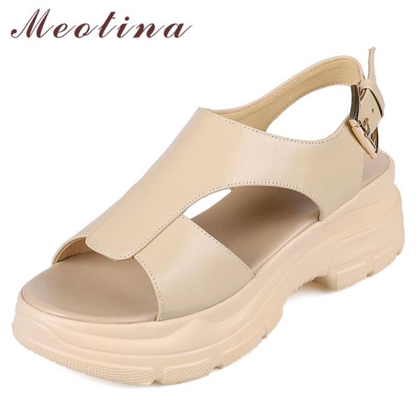 meotina women sandals shoes genuine leather platform wedges high heel buckle square toe lady footwear summer white, Black
meotina women sandals shoes genuine leather platform wedges high heel buckle square toe lady footwear summer white, Black
