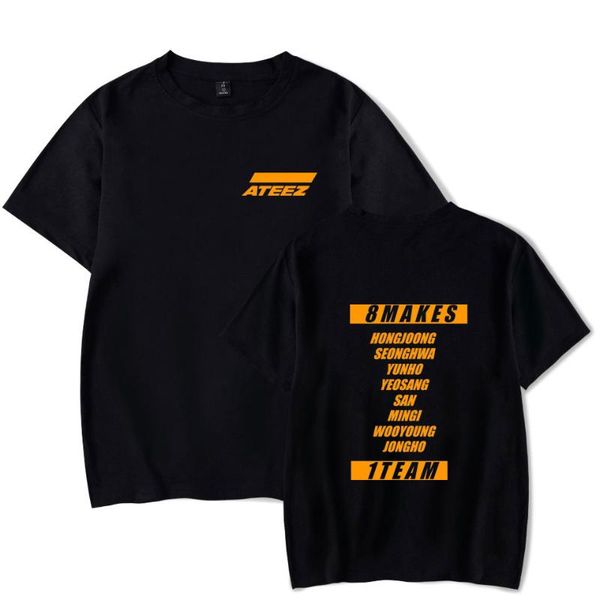 women's t-shirt ateez men/womens hongjoong seonghwa yunho yeosang san mingi wooyoung jongho kpop group teenager, White
women's t-shirt ateez men/womens hongjoong seonghwa yunho yeosang san mingi wooyoung jongho kpop group teenager, White