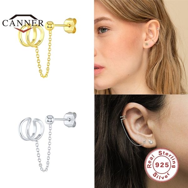 canner 1 pcs 925 sterling silver chain stud earrings for women tassel clip on earrings fashion earrings jewelry drop 220211, Golden;silver
canner 1 pcs 925 sterling silver chain stud earrings for women tassel clip on earrings fashion earrings jewelry drop 220211, Golden;silver