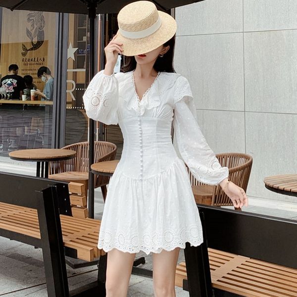 white new arrival runway elegant luxury water soluble embroidery dress lace hollow out multi-layer chic high end dresses vestido, Black;gray
white new arrival runway elegant luxury water soluble embroidery dress lace hollow out multi-layer chic high end dresses vestido, Black;gray