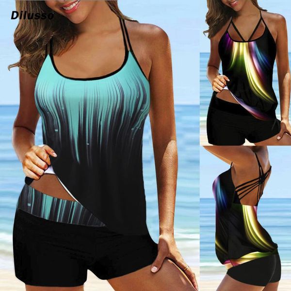 women's swimwear shorts swimsuit plus size print strappy back tankini bikini set two piece swimsuits swimdress beachwear, White;black
women's swimwear shorts swimsuit plus size print strappy back tankini bikini set two piece swimsuits swimdress beachwear, White;black