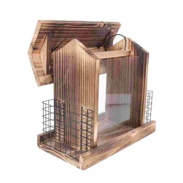 other bird supplies 1pc wooden feeder outdoor courtyard garden hanging birds feeding tool
other bird supplies 1pc wooden feeder outdoor courtyard garden hanging birds feeding tool