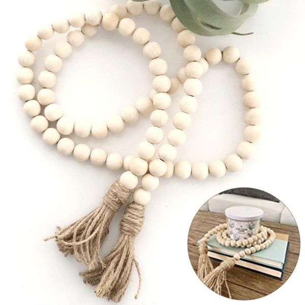 decorative objects & figurines natural original wood bead garland set decoration farmhouse rustic country style beads with tassels wall hang
decorative objects & figurines natural original wood bead garland set decoration farmhouse rustic country style beads with tassels wall hang
