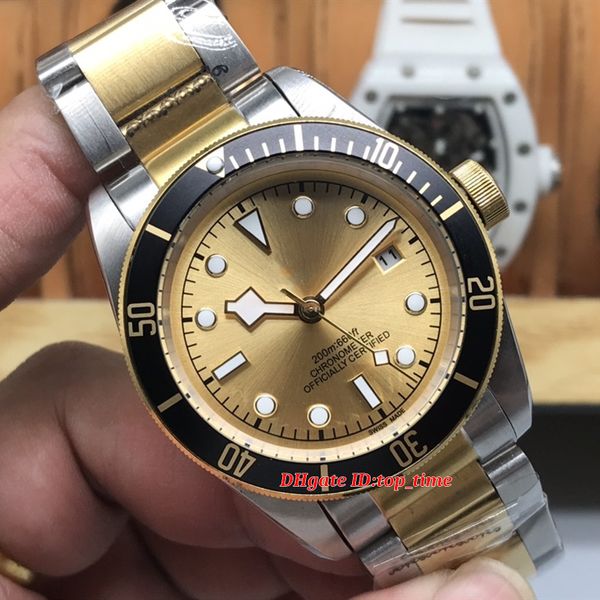 8 style watches 41mm 79030 miyota automatic mens watch sapphire alumina bezel champagne dial 18k gold two-tone steel bracelet gents wristwat, Slivery;brown
8 style watches 41mm 79030 miyota automatic mens watch sapphire alumina bezel champagne dial 18k gold two-tone steel bracelet gents wristwat, Slivery;brown