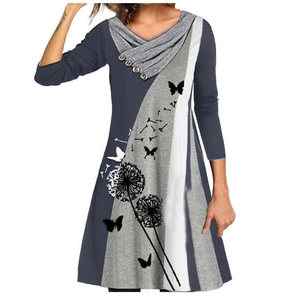 casual dresses women's harajuku loose print stitching button double-layer collar long-sleeved dress for women, Black;gray
casual dresses women's harajuku loose print stitching button double-layer collar long-sleeved dress for women, Black;gray