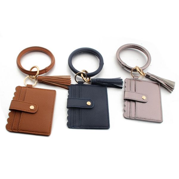 circle wristlet key ring bracelet credit card pocket leather tassel wrist bangle keychain girl fashion pattern keys fob kimter-q35fz, Slivery;golden
circle wristlet key ring bracelet credit card pocket leather tassel wrist bangle keychain girl fashion pattern keys fob kimter-q35fz, Slivery;golden