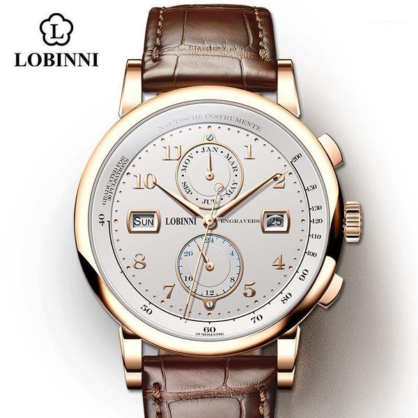 genuine leather men's wristwatch lucury brand haiou movemnt automatic male watch tend waterproof reloj hombre sapphire wristwatches, Slivery;brown
genuine leather men's wristwatch lucury brand haiou movemnt automatic male watch tend waterproof reloj hombre sapphire wristwatches, Slivery;brown