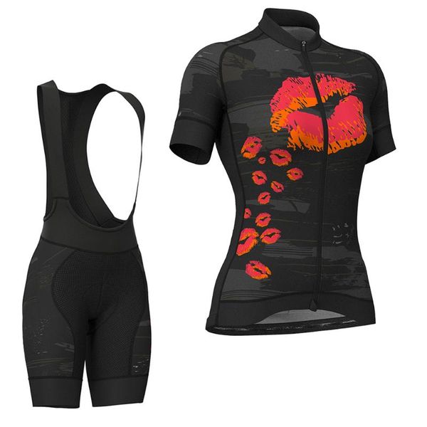 racing sets breathable red lips bike riding suit outdoor sports running sportwears for women short-sleeved cycling equipment, Black;blue
racing sets breathable red lips bike riding suit outdoor sports running sportwears for women short-sleeved cycling equipment, Black;blue