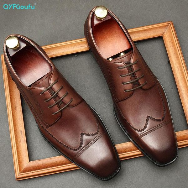 dress shoes 2021 brogue formal genuine leather men fashion flats retro pointed toe oxford male footwear, Black
dress shoes 2021 brogue formal genuine leather men fashion flats retro pointed toe oxford male footwear, Black