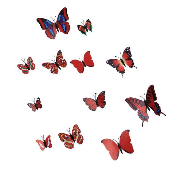 wall stickers 12pcs 3d simulation butterfly sticker home decoration refrigerator fake wedding party interio
wall stickers 12pcs 3d simulation butterfly sticker home decoration refrigerator fake wedding party interio