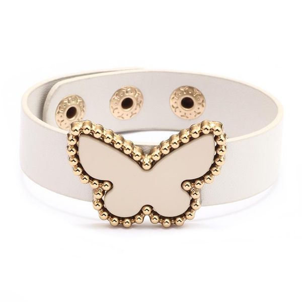 charm bracelets 2021 fashion jewelry alloy butterfly acrylic leather bracelet for women punk wristbands gifts, Golden;silver
charm bracelets 2021 fashion jewelry alloy butterfly acrylic leather bracelet for women punk wristbands gifts, Golden;silver