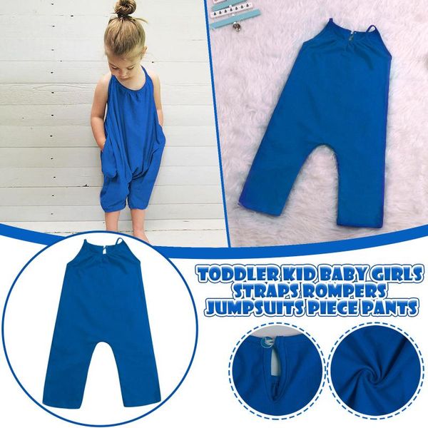 jumpsuits toddler baby girls spaghetti strap romper cotton jumpsuit backless solid color playsuit kids one piece summer outfit, Blue
jumpsuits toddler baby girls spaghetti strap romper cotton jumpsuit backless solid color playsuit kids one piece summer outfit, Blue