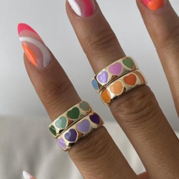 wedding rings 2021 korea candy color love heart pattern geometric round metal for women girls finger ring jewelry gifts, Slivery;golden
wedding rings 2021 korea candy color love heart pattern geometric round metal for women girls finger ring jewelry gifts, Slivery;golden