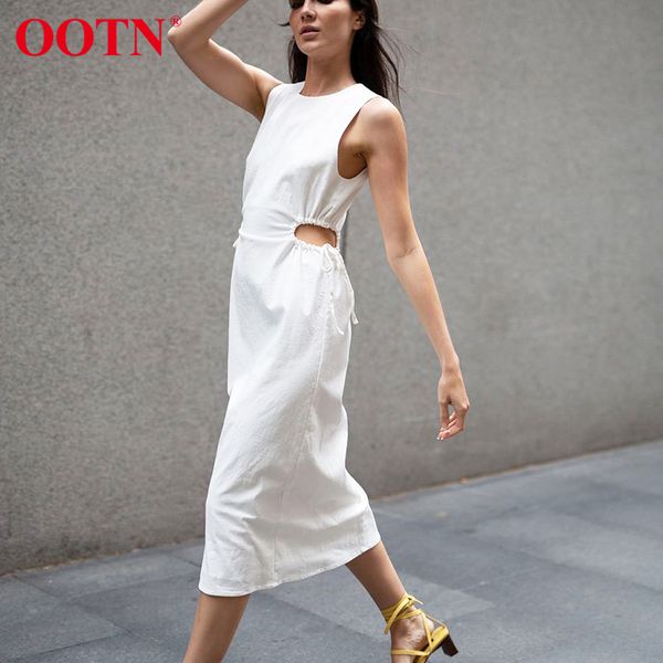 ootn o neck white dress women casual sleeveless midi dress female lace up cut-out summer tank dress beach vacation style cotton, Black;gray
ootn o neck white dress women casual sleeveless midi dress female lace up cut-out summer tank dress beach vacation style cotton, Black;gray