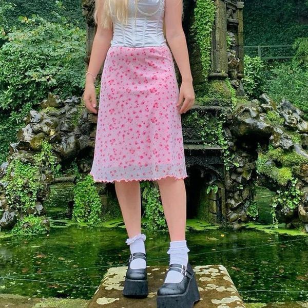 skirts women's summer y2k skirt floral elastic slim middle waist knee-length a-line semi-dress for girls pink/blue 2021 streetwear, Black
skirts women's summer y2k skirt floral elastic slim middle waist knee-length a-line semi-dress for girls pink/blue 2021 streetwear, Black