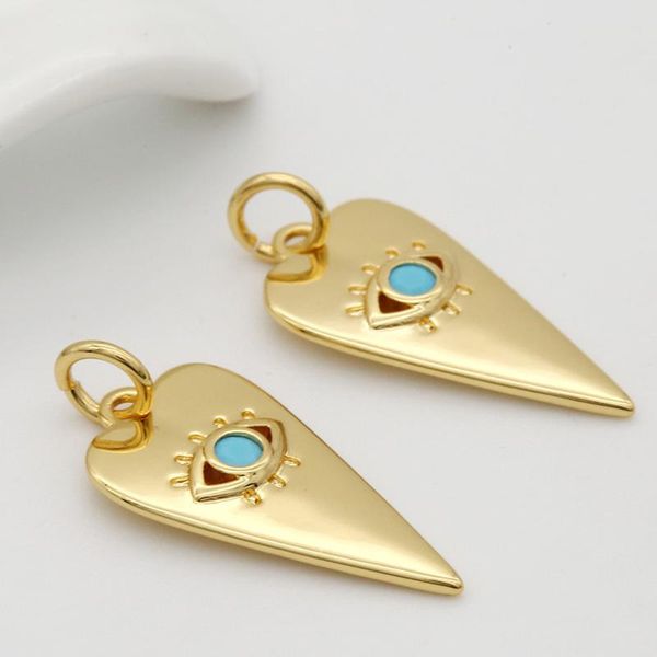 charms meibeads 2021 drop evil eye charm turquoise eyes accessories handmade diy turkish necklace gold pendant for making jewelry 2pcs, Bronze;silver
charms meibeads 2021 drop evil eye charm turquoise eyes accessories handmade diy turkish necklace gold pendant for making jewelry 2pcs, Bronze;silver