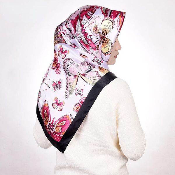 scarves silk butterfly flying printing square scarf 90 size european american style beautiful lady headband muslin hijab, Blue;gray
scarves silk butterfly flying printing square scarf 90 size european american style beautiful lady headband muslin hijab, Blue;gray