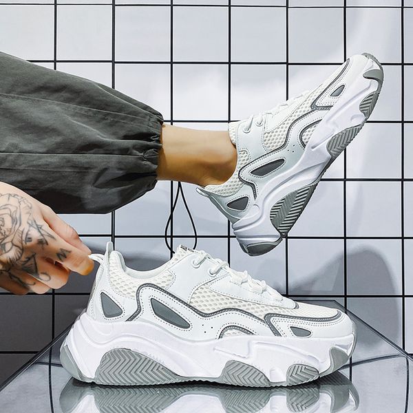 Spring New Trend Mens Thick Soled Heighten Vulcanized Shoe Rubber Sneakers Zapatos Hombre Mesh Causal Sport Shoes Mens Trainer, Beige
Spring New Trend Mens Thick Soled Heighten Vulcanized Shoe Rubber Sneakers Zapatos Hombre Mesh Causal Sport Shoes Mens Trainer, Beige