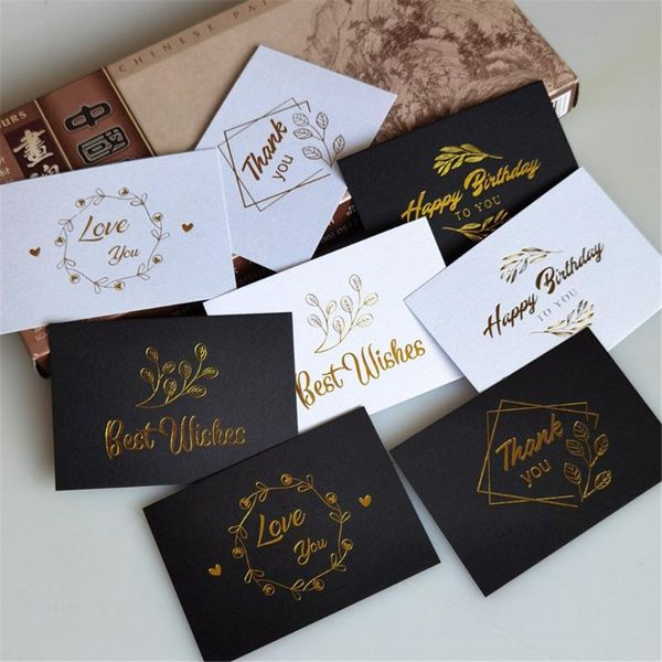 greeting cards 1 bag creative mini wedding thank you message gift box decoration gold stamped flower
greeting cards 1 bag creative mini wedding thank you message gift box decoration gold stamped flower