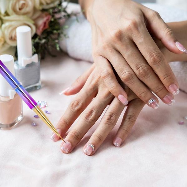 nail art equipment s 5pcs/set liner painting pen portable manicure accessories long handle drawing for women, Silver
nail art equipment s 5pcs/set liner painting pen portable manicure accessories long handle drawing for women, Silver